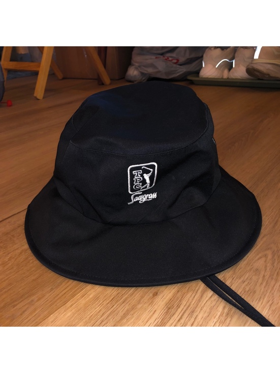 Imperial Other - IMPERIAL TPC TOURNAMENT PLAYERS CLUB BUCKET HAT GOLF BLACK DRAWSTRING SAWGRASS